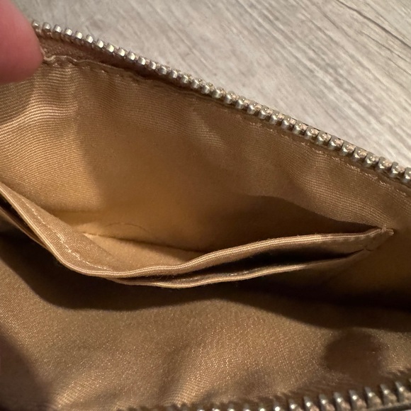 Coach Small Wristlet Wallet-Gold, Sparkly, New Year's Eve - Picture 6 of 9